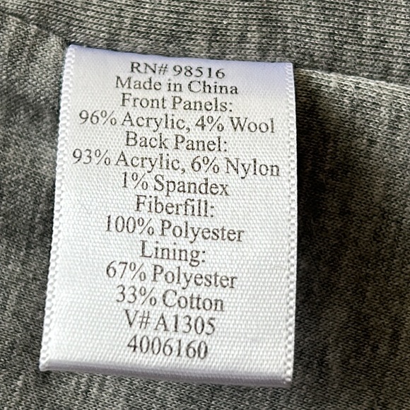 Coldwater Creek, Gray & Black, Zip Up Sweater Vest, Size Small - Picture 5 of 8